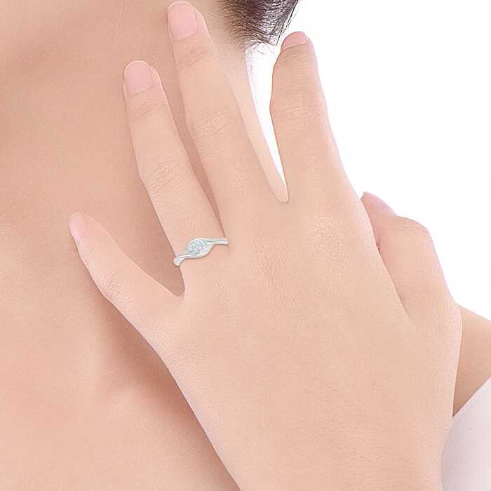 Diamond Ring Illusion Marquise CWF0847