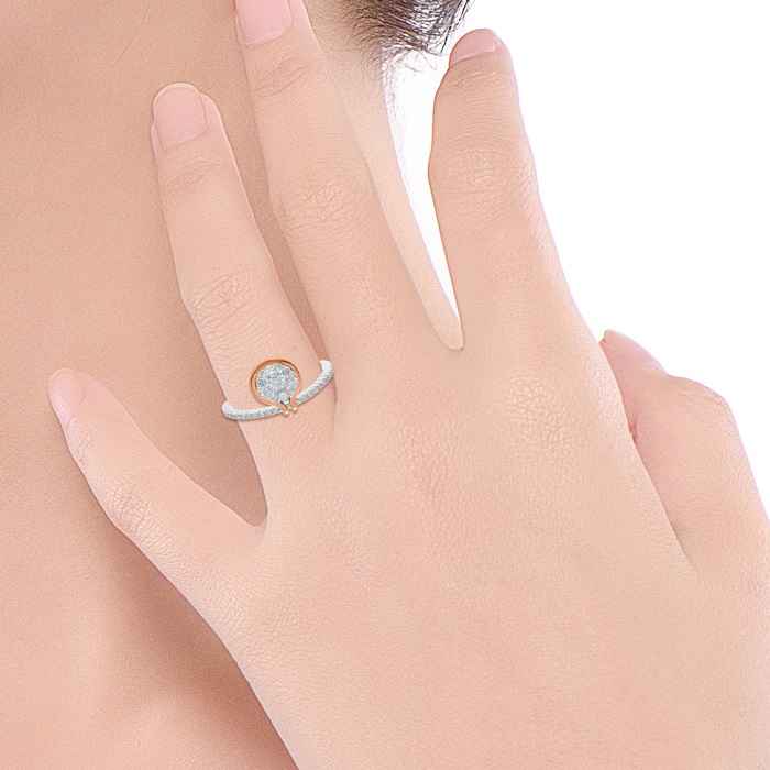Diamond Ring Illusion Lotus CWF1189