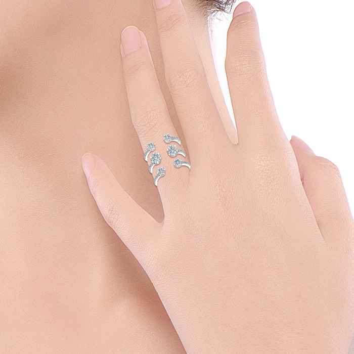 Diamond Ring Illusion Lotus CWF1227