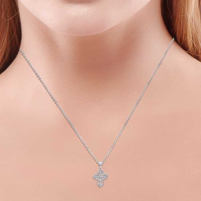Diamond Pendant Illusion Lotus LSF0003