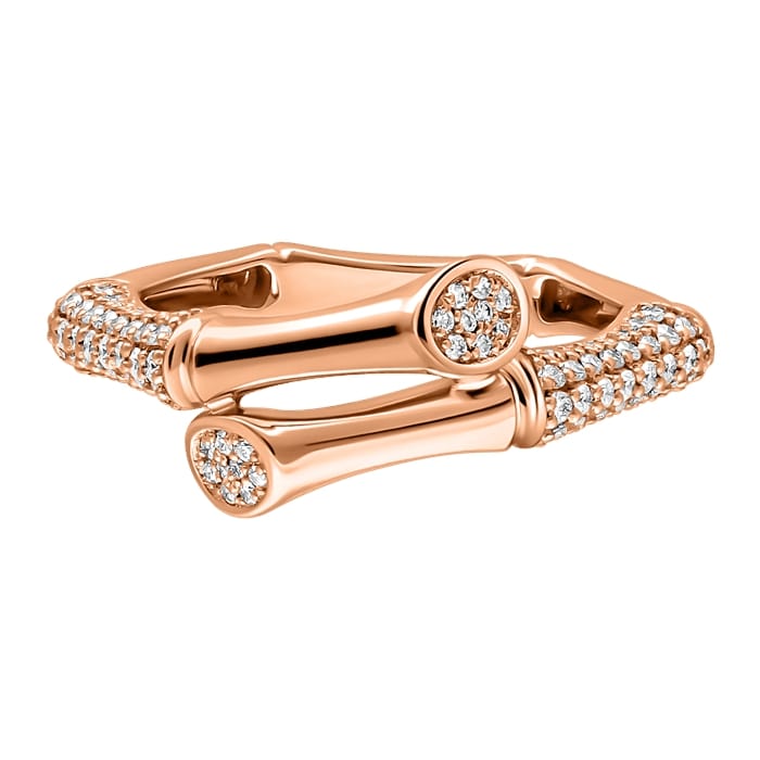 Bamboo Diamond Ladies Ring CWF3318