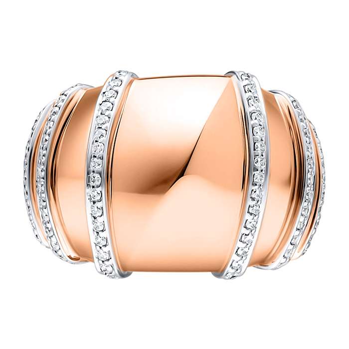 Diamond Ladies Ring Bulky Domine S164-CWF3693