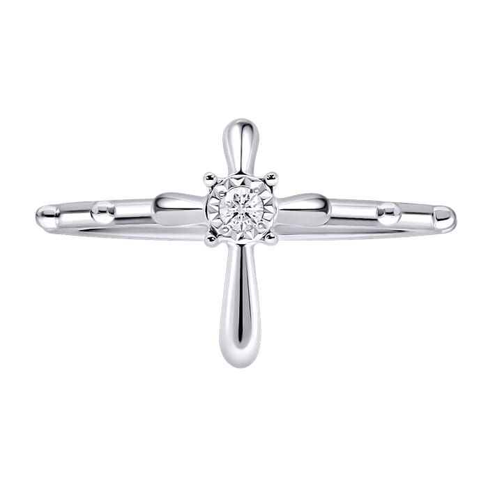 Diamond Ladies Ring Cross CWS0538