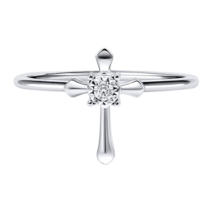 Diamond Ladies Ring Cross S134-CWS0537