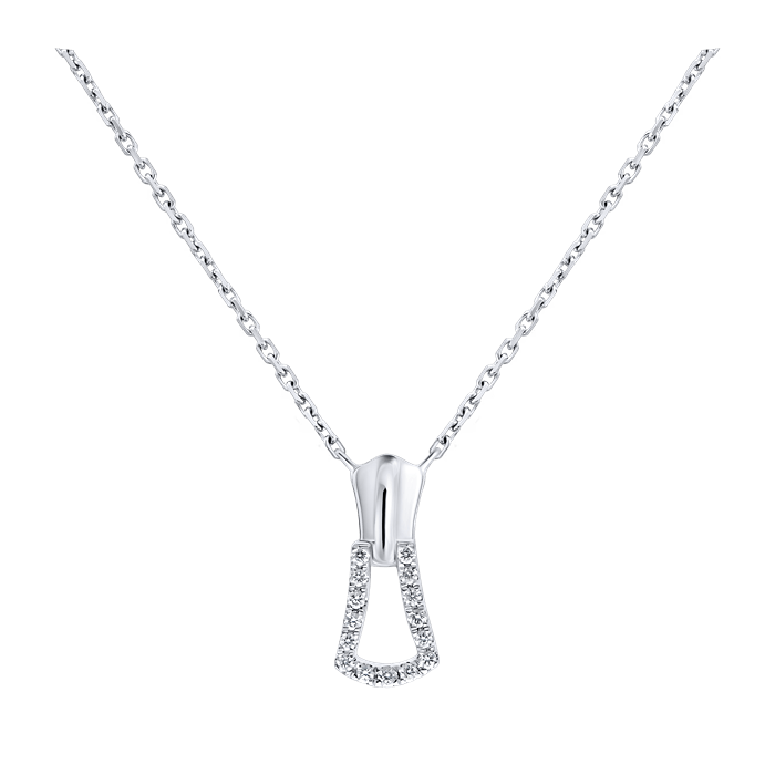 Diamond Necklace Zipper S146-LWF1526