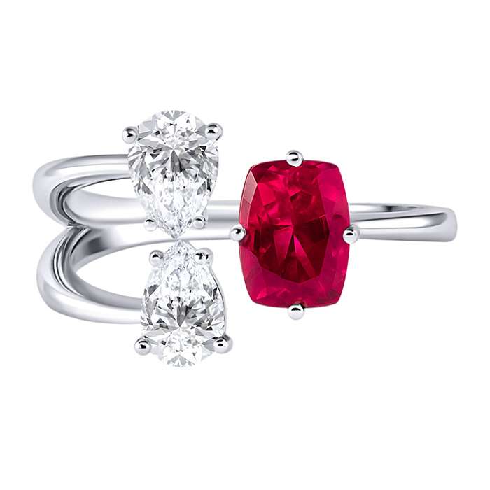 Diamond Ring Fuchsia CWSS0246