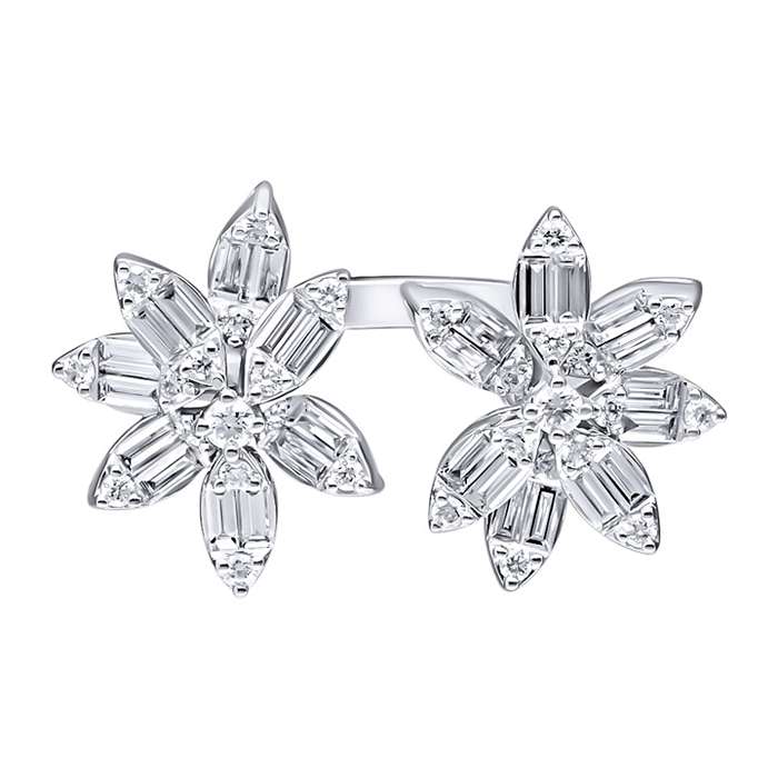 Diamond Ring Illusion Baguette CWF3733