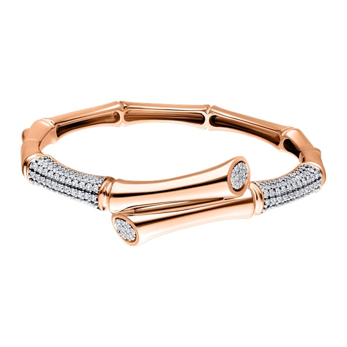 Diamond Bangle Bamboo S121-GKF0555