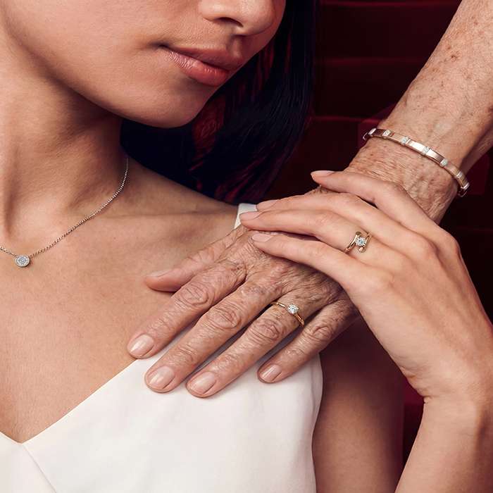 Diamond Ladies Ring Bamboo CWS0556 Diamond Ladies Ring Bamboo CWS0556