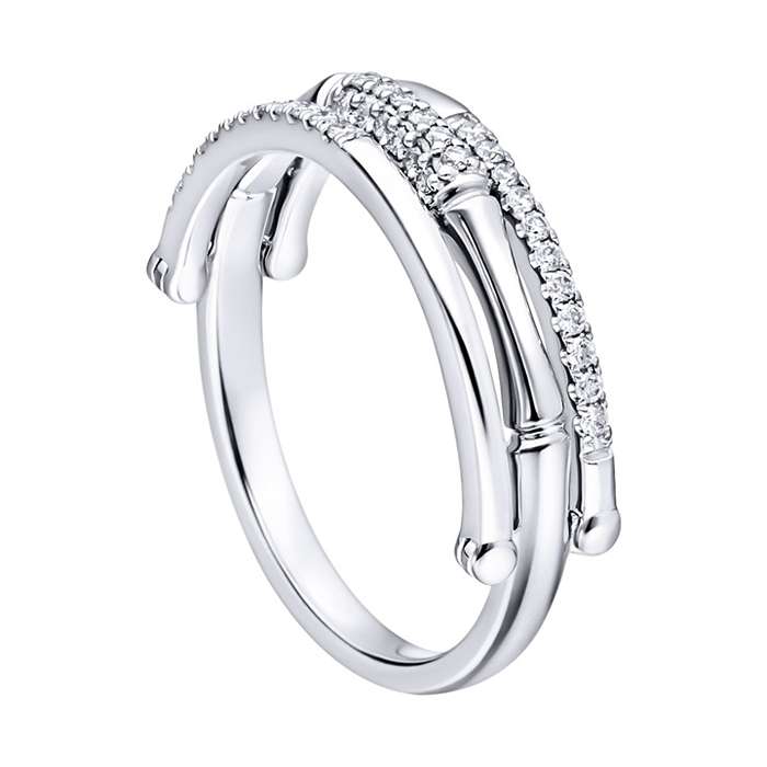 Diamond Ladies Ring Bamboo CWF3562