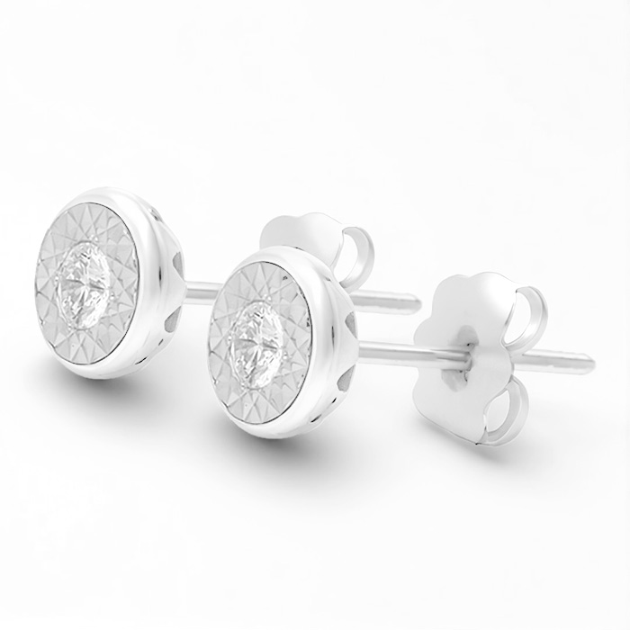 Diamond Earrings Solitaire Maya E17131-50