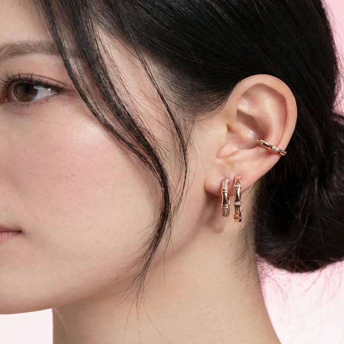 Diamond Earrings Bamboo AF1505