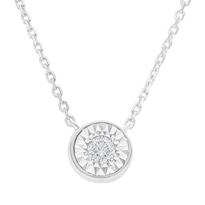 Mirage Diamond Necklace Solitaire LWS0139