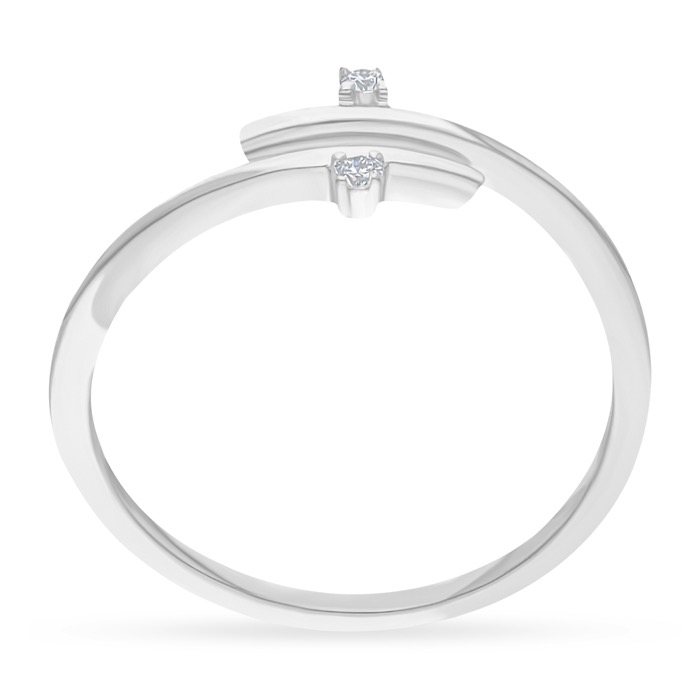 Diamond Ring Dual Solitaire CWS0281 Diamond Ladies Ring CWS0281