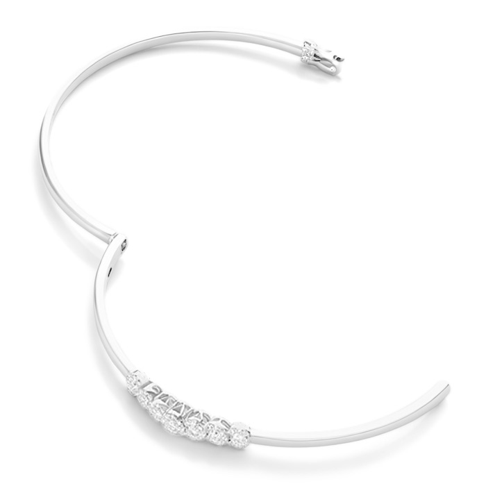 Diamond Bangle Illusion Lotus GKF0174