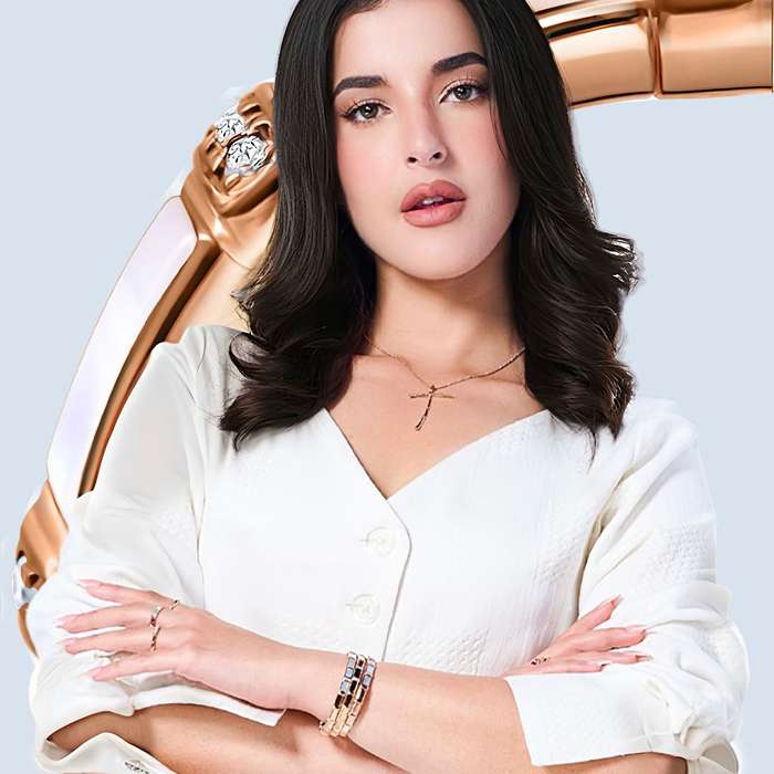 Bamboo MOP Diamond Bangle x Tasya Farasya S162-GKF0544S
