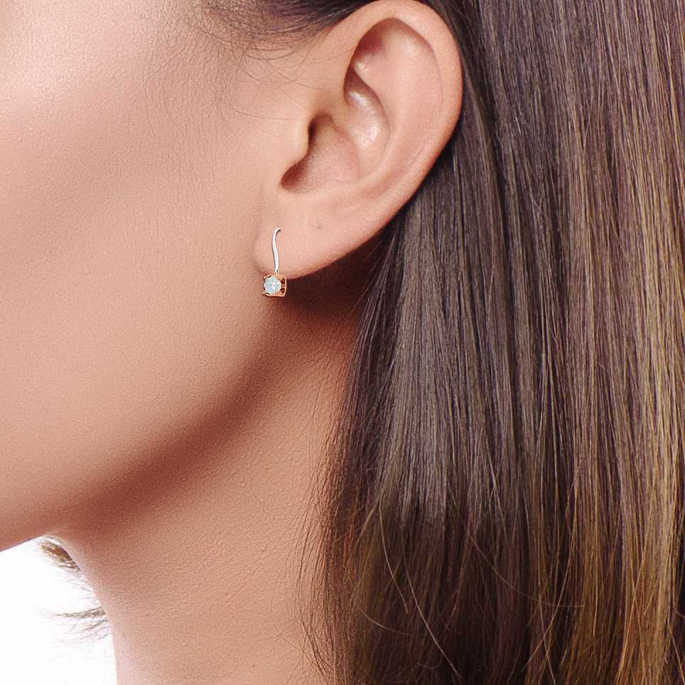 Diamond Earrings Illusion Lotus AF0531