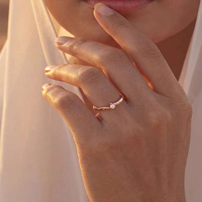 Diamond Ring Solitaire Round CWS0072