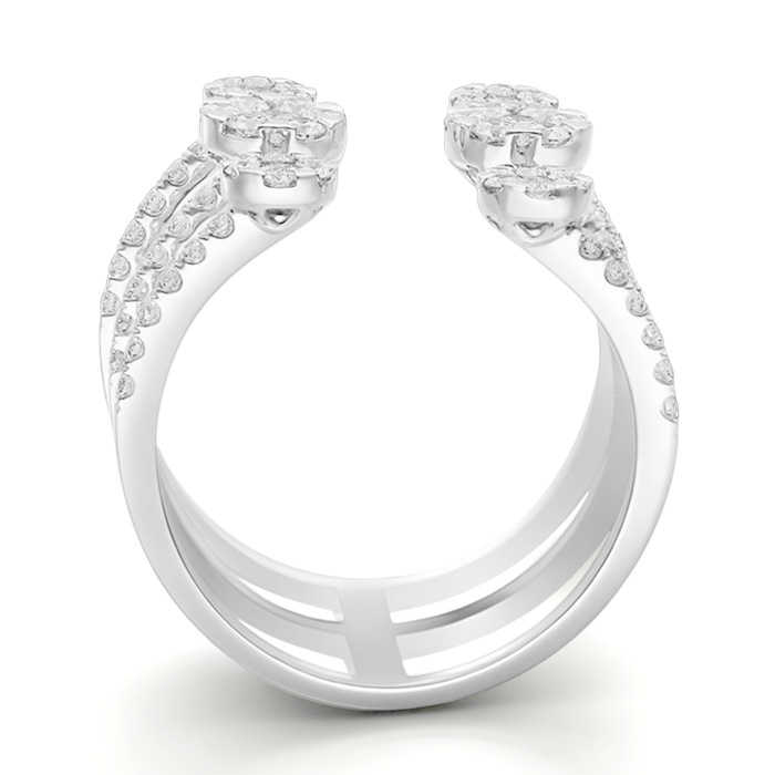 Diamond Ring Illusion Lotus CWF1227