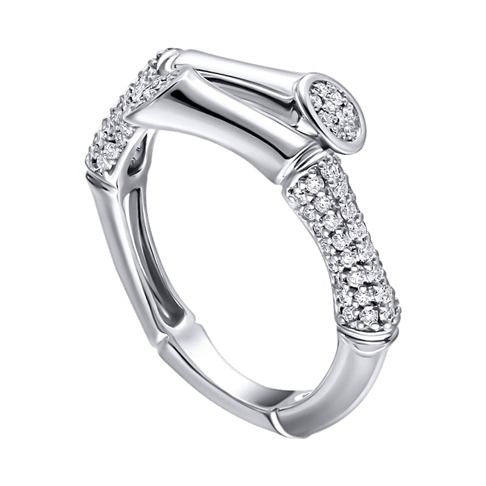 Bamboo Diamond Ladies Ring CWF3318