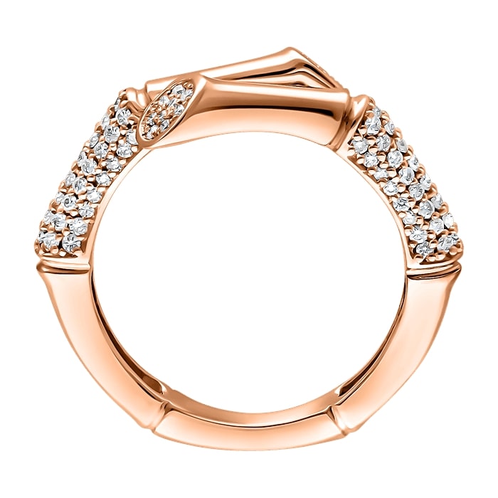 Bamboo Diamond Ladies Ring CWF3318