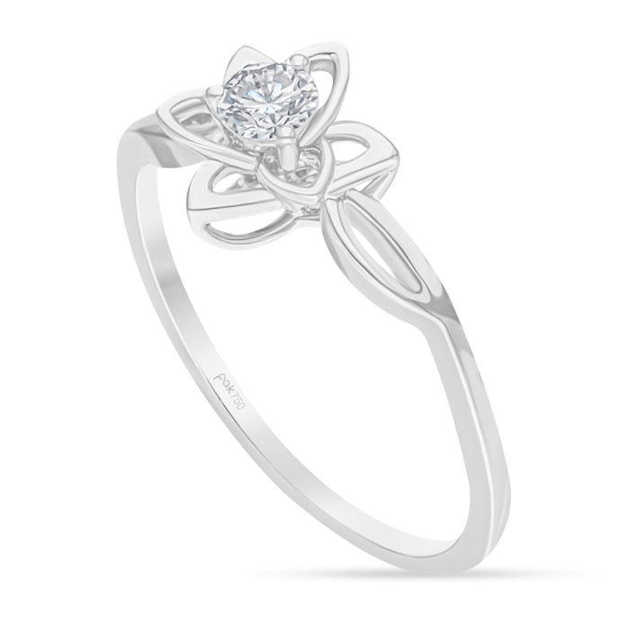 Diamond Ring Solitaire Round CWSS0150