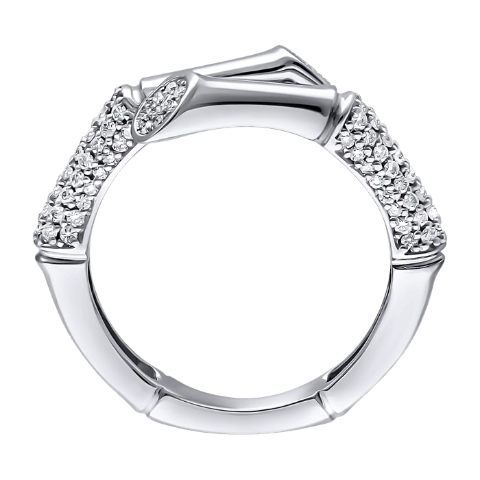 Bamboo Diamond Ladies Ring CWF3318