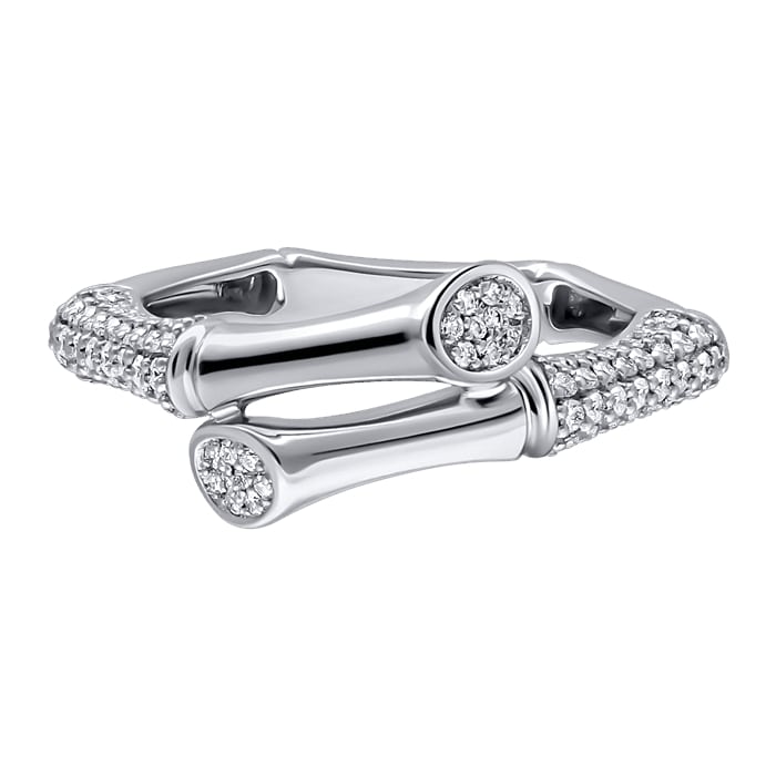 Bamboo Diamond Ladies Ring CWF3318
