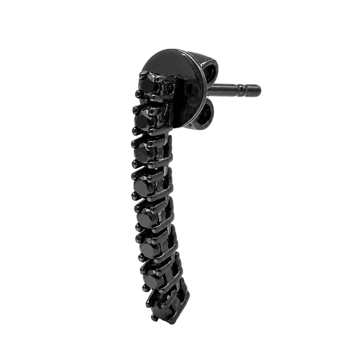 Be More Drop Black Diamond Earring S192-AF1753 Be More Drop Black Diamond Earring S192-AF1753