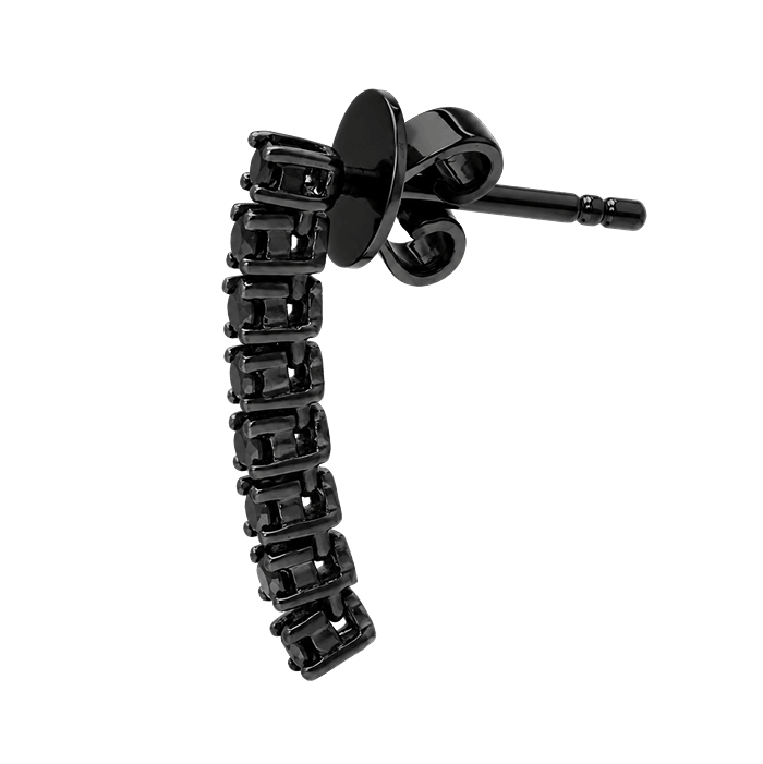 Be More Drop Black Diamond Earring S192-AF1753 Be More Drop Black Diamond Earring S192-AF1753