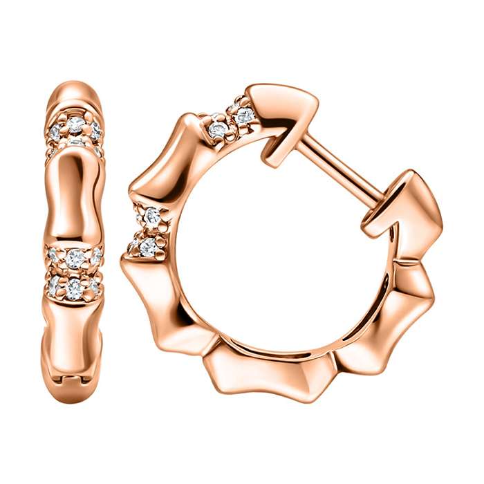 Diamond Earrings Bamboo AF1695