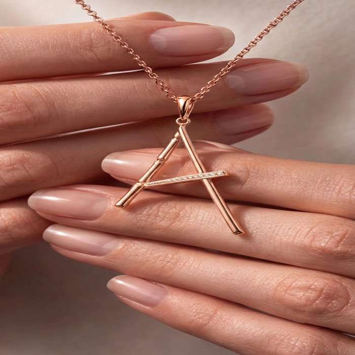 Diamond Ladies Pendant Bamboo S135-LWF1501-A