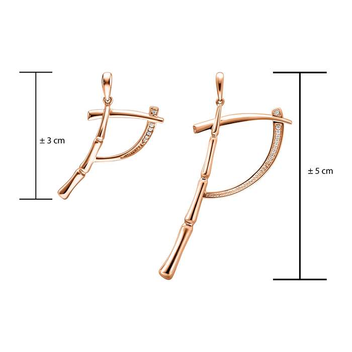 Small Alphabet Bamboo Pendant S178-LWF1553-P