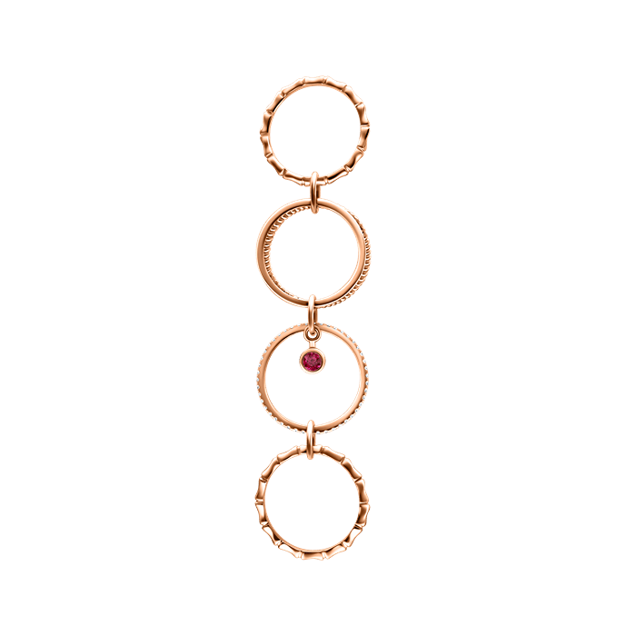 Bamboo Loops Diamond Ring CWF3579