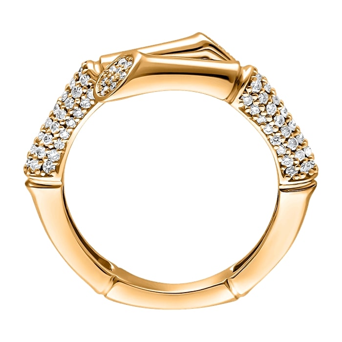Bamboo Diamond Ladies Ring CWF3318