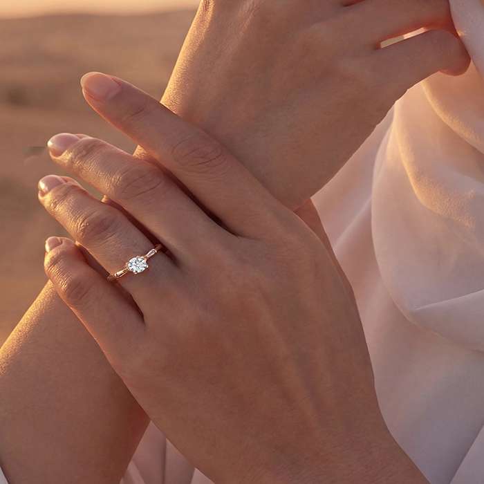 Diamond Ladies Ring Bamboo S184-CWS0530