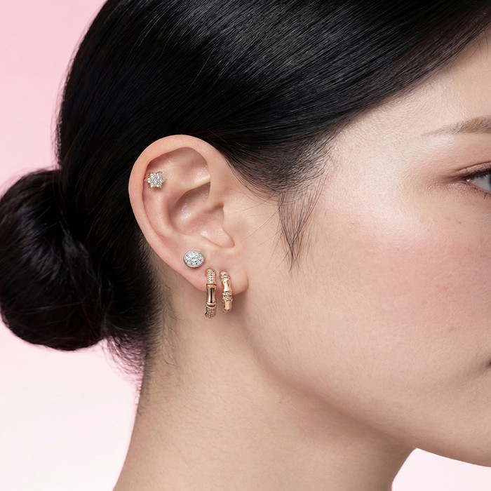 Diamond Earrings Bamboo AF1616 Diamond Earrings Bamboo AF1616