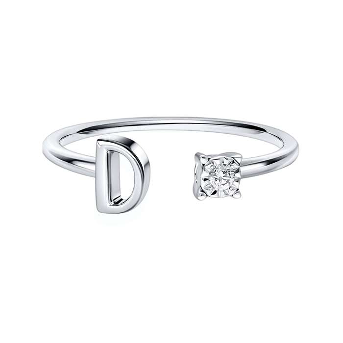 You & I Alphabet Ring S136-CWS0541-D