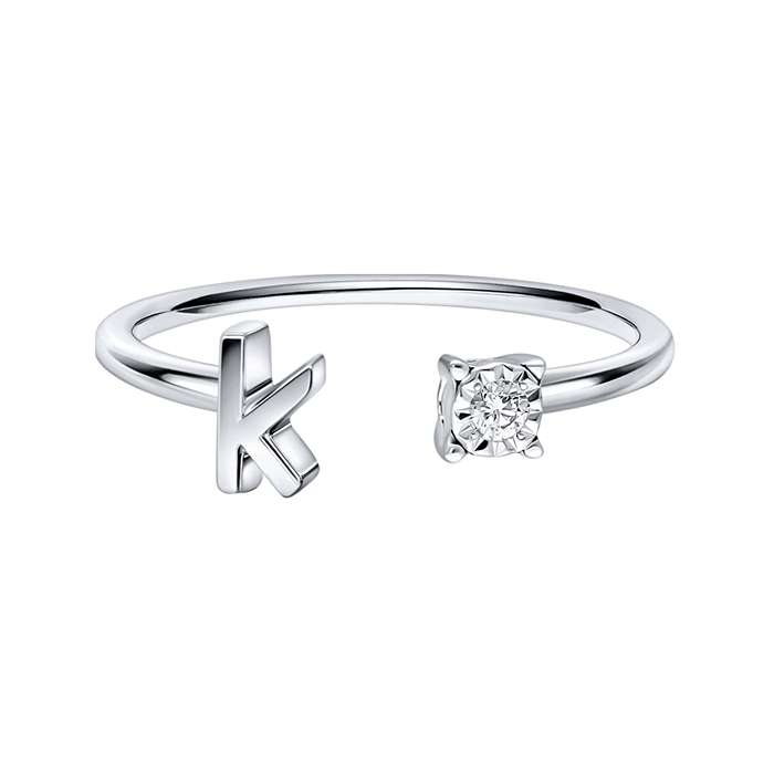You & I Alphabet Ring S136-CWS0541-K